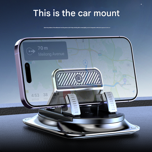Car Dashboard Phone Holder for Navigation - Non-Slip No-Trace Mat Mount, Stable Dashboard Phone Stand, Vehicle-Specific Cell Phone Holder for Car GPS