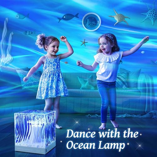 One Fire Flower Lamp Ambient Lighting for Bedroom, Cool Things Water Ripple Lamp,Dimmable+Remote+Timer Space Projector Gifts for Women Who Have Everything,Pink Roses Romantic Bedroom Decor