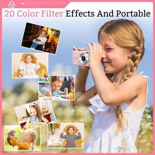 Digital Camera, 1080P & 44MP High Definition Camera, 32G Memory Card, 16X Digital Zoom, Durable Compact & Portable Digital Camera Photos For Teens & Beginners, Gift