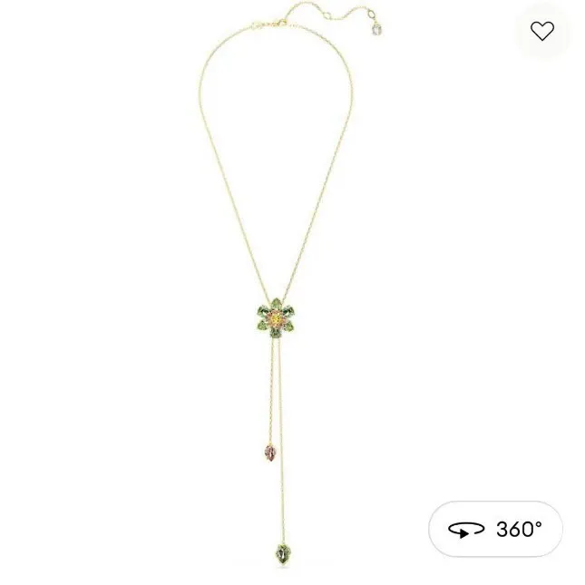 Premium Crystal New Statement Y-Necklace - Heavy-Duty Dazzling Multi-Color Rhinestone Flower Pendant, 3D Floral Design with Tassel Drop, Elegant Sparkling Jewelry for Women