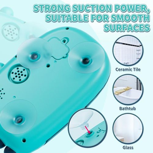 Dinosaur Bubble Machine For Kids, Dinos Bath Bubble Maker, Tub Automatic Bubble Machine, New Upgrades Bath Toy with 12 Music & 5 Suction Cup, Fun Shower Toys, outdoorfun, For Boys girls, Christmas gifts,