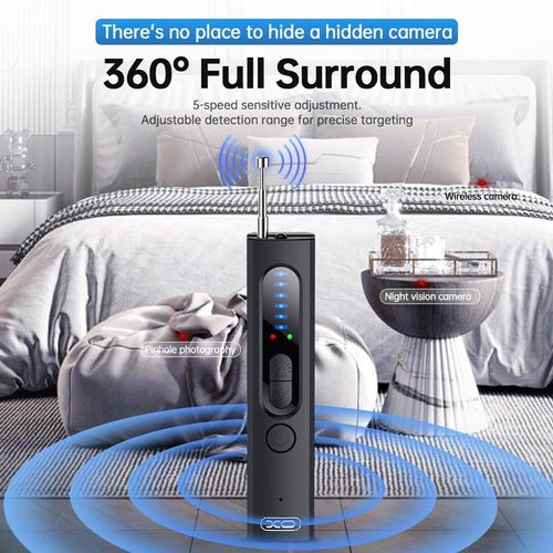 Hidden Camera Detectors, GPS Tracker Detector and RF Signal Scanner, For Office, Travel, Hotel, Car hidden camera GPS detector, Hidden Cam, Find Out Hidden GPS Trackers