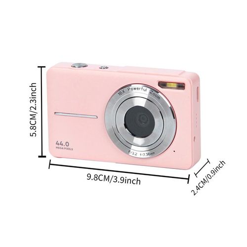 Digital Camera, 1080P & 44MP High Definition Camera, 32G Memory Card, 16X Digital Zoom, Durable Compact & Portable Digital Camera Photos For Teens & Beginners, Gift