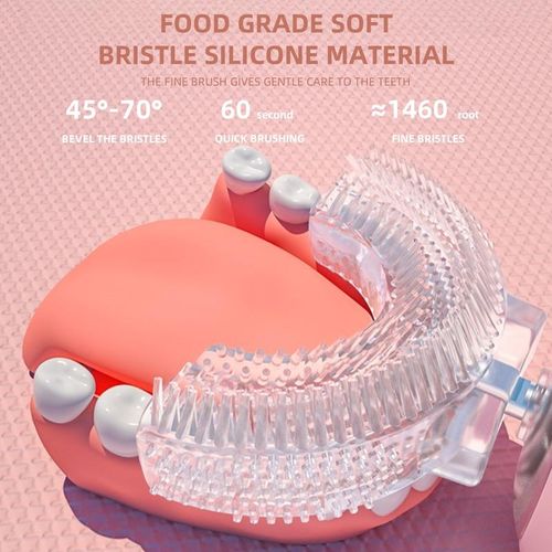 Baby electric Toothbrush,U-shaped toothbrush,2 - 14 Years, Soft Bristles, BPA Free | 2 - 4 Pack Oral Care Tools