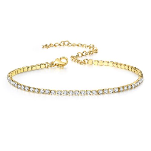 14K Gold Plated Anklets for Women - Tennis, Beaded, Station Ankle Bracelet - Summer Anklet Jewelry