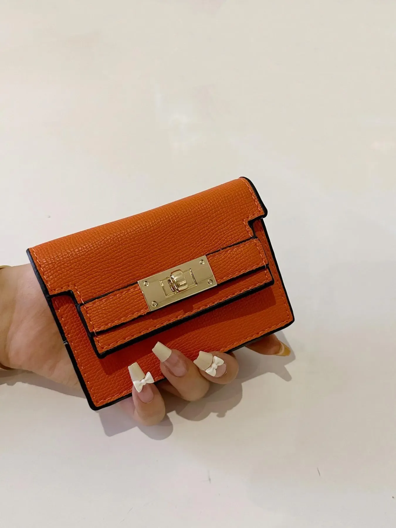 Women's Solid Color Credit Card Holder, Girlfriend Gifts, Fashionable Small Pu Leather Wallet, Casual All-match Commuter Card Bag for Work & Daily Use, Daily Clothing Decor