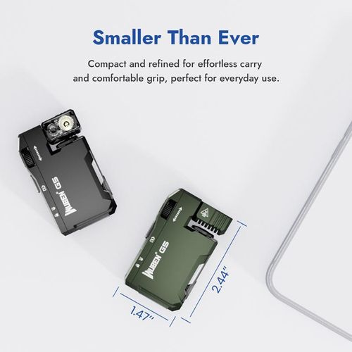 G5 Premium Rotatable RGB Mini Pocket Flashlight, 400 Lumens, USB-C Rechargeable, Magnetic Clip, Ideal for Work, Travel, and Gear Bags,