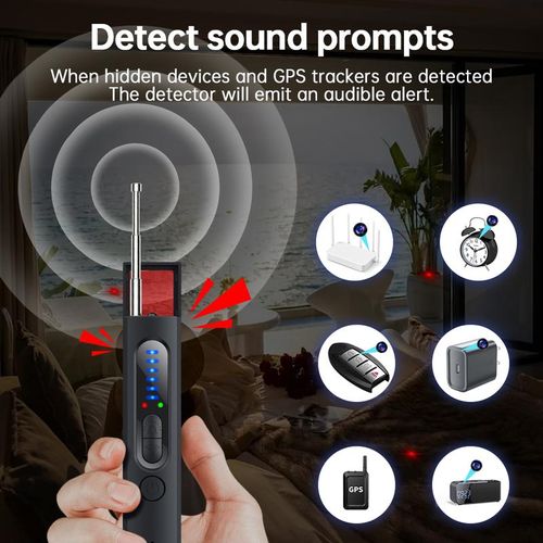 Hidden Camera Detectors, GPS Tracker Detector and RF Signal Scanner, For Office, Travel, Hotel, Car hidden camera GPS detector, Hidden Cam, Find Out Hidden GPS Trackers