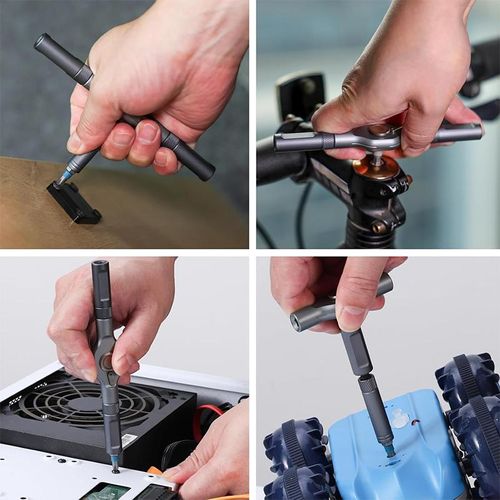 24 in 1 Magnetic Screwdriver Set,Rotary Ratchet Sscrewdriver Set, Multi-Function Repair Tool With Detachable Handle,DIY Enthusiast,Multifunctional Usage Scenarios