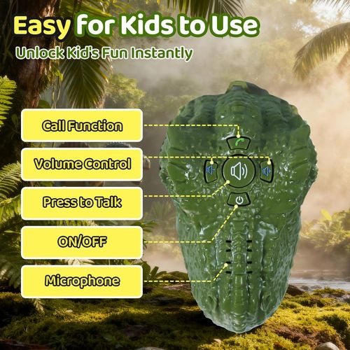 Walkie Talkies for Kids - 2 Pack Toys for Boys Girls Age 3-12 T-Rex Adjustable Strap Long Range Clear Sound Walkie Talkie, Collectibple Adventure Toys Outdoor Camping Birthday Gifts for Toddlers Holiday Haul