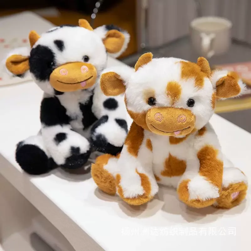 LED Cow Plush Toys, 1 Count Glow In The Dark Cow Toys Lighting Up Stuffed Animal Kawaii Plushies Cuddly Cow Plush Cute Cow Design Gift For Birthday