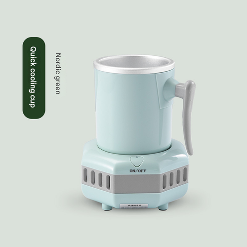 Fast Cooling Cup - Portable Mini Drink Chiller for Office & Dorm Room, Cools Beer Beverages Milk Quickly, Personal Cold Drink Container for Daily Use