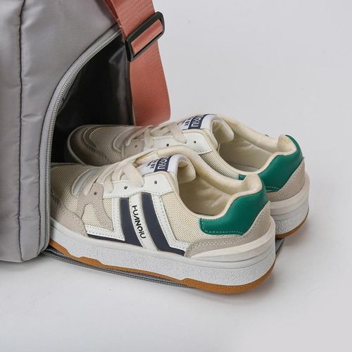 Unisex Minimalist 2025 Trendy Multi-pockets Duffel Bag, Adjustable Large Capacity Zip Travel Bag, Multifunction Carry on Gym Bag for Spring Travel & Gym Use