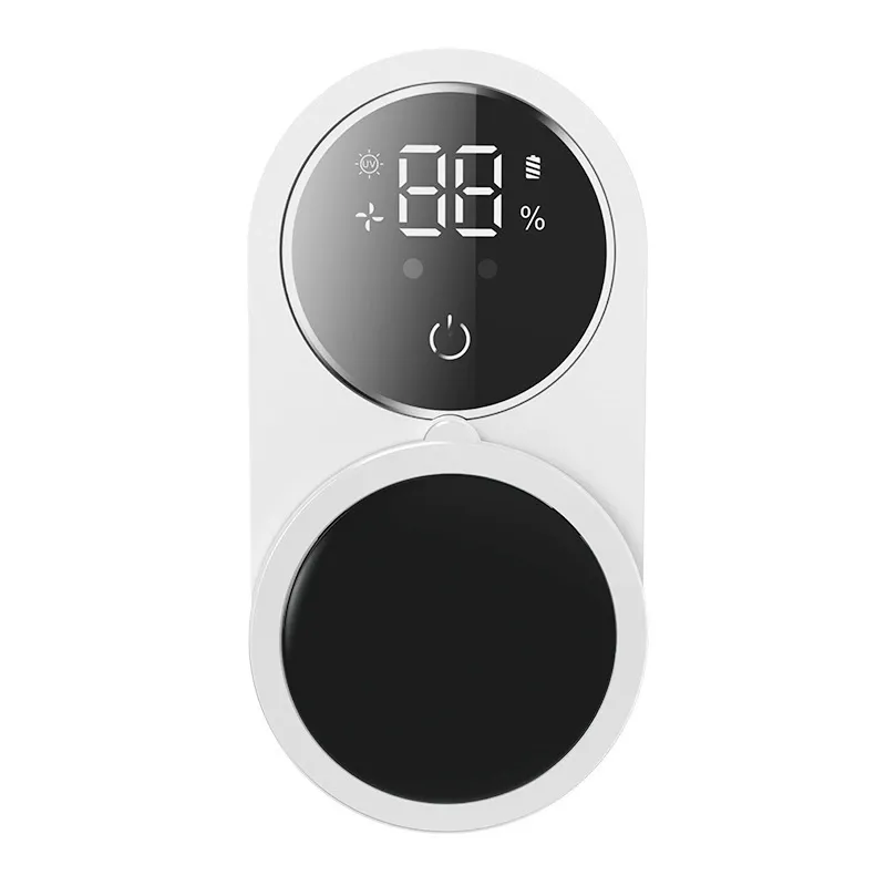 Smart Toothbrush Sterilizer - UV Disinfection Wall-Mounted Holder, Automatic Sensor Function No Drilling Needed, Bathroom Essential Toothbrush Storage Rack for Home Use