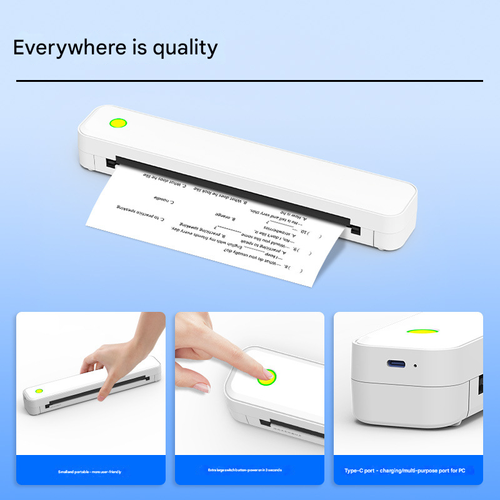 New Portable A4 Thermal Tattoo Printer for Home Use Wireless Connectible to Phone Computer Inkless Printing
