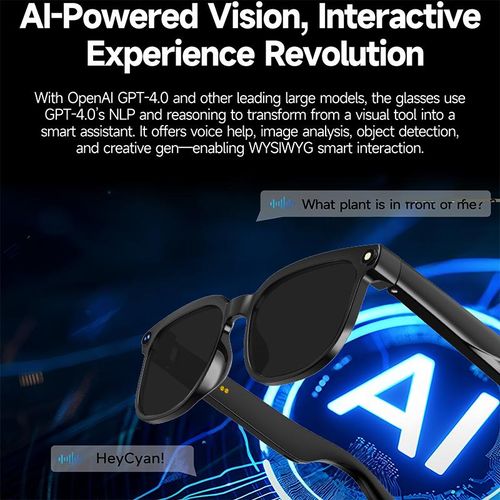 Smart AI Camera Glasses with 8MP Photochromic Lenses ,Button Touch Adjustment for Travel Outdoor Adventures Hands-Free Photography 160+Languages Real-Time Translation Bluetooth Wireless Wearable Video Recording UV Protection ,Black Friday & Cyber Monday