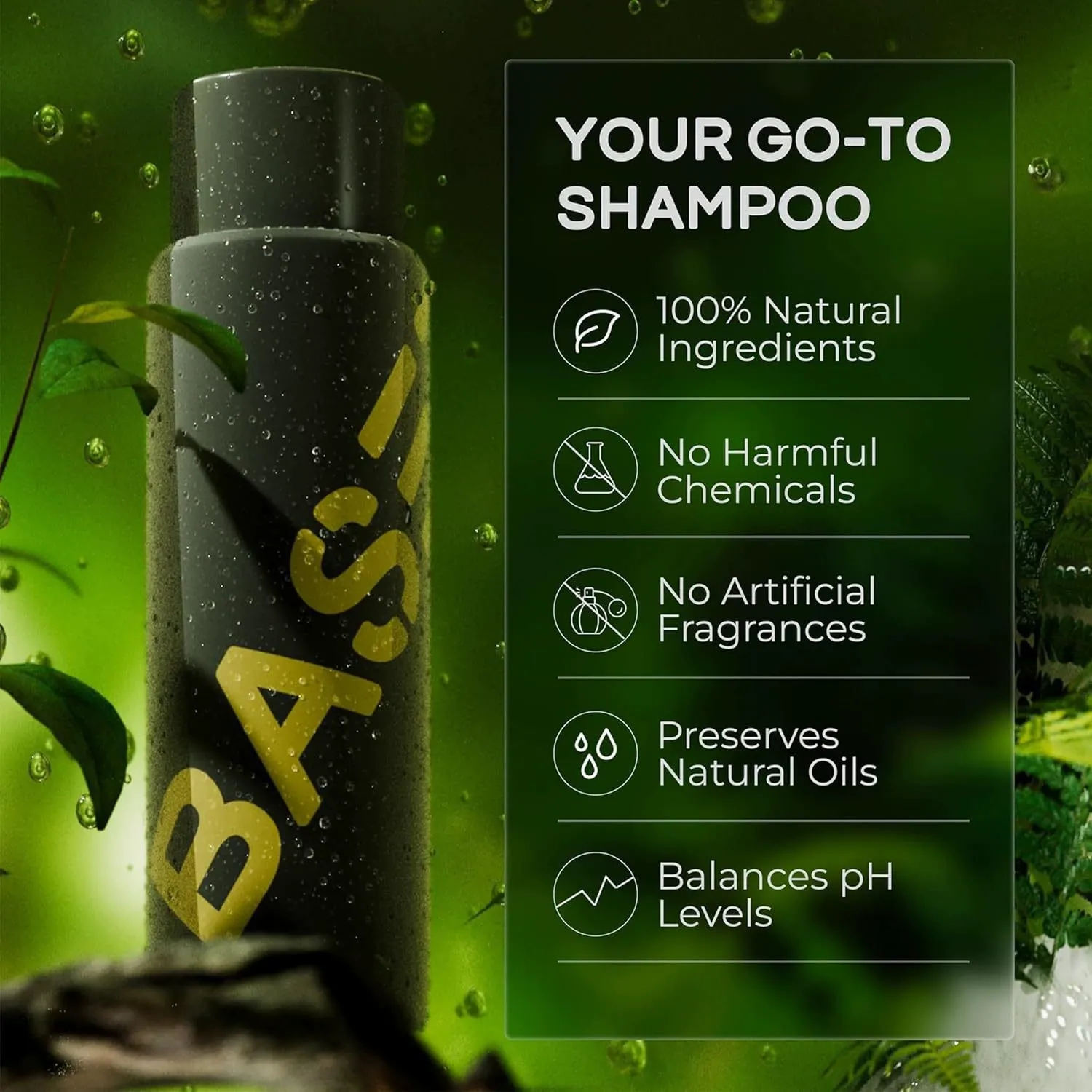 BASED Shower Duo | Shampoo + Conditioner | Deep Clean, Hydrates, Soothes Scalp, Boosts Volume | Fresh Peppermint | Premium Non-Toxic Formula | 12oz Each