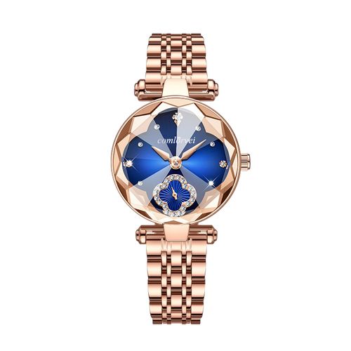 Luxury Four Leaf Clover Diamond Watch for Women Water Resistant Scratch Resistant Fashionable Timepiece with Adjustable Strap Perfect Mothers Day Gift for Wife or Mom
