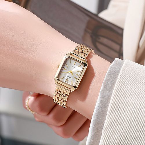 Women's Elegant Fashion Quartz Watch, Fashionable Analog Watch, Fashion Watch for Party, Daily Clothing Decor, Trendy All-match & Exquisite Watch for Birthday Gift without Box