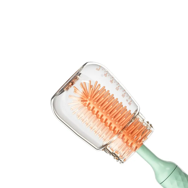 2025 Hot Sale Electric Rotating Bottle Brush with Bristles | 360° Spin Long-Handle Cleaner for Baby Bottles & Nipples