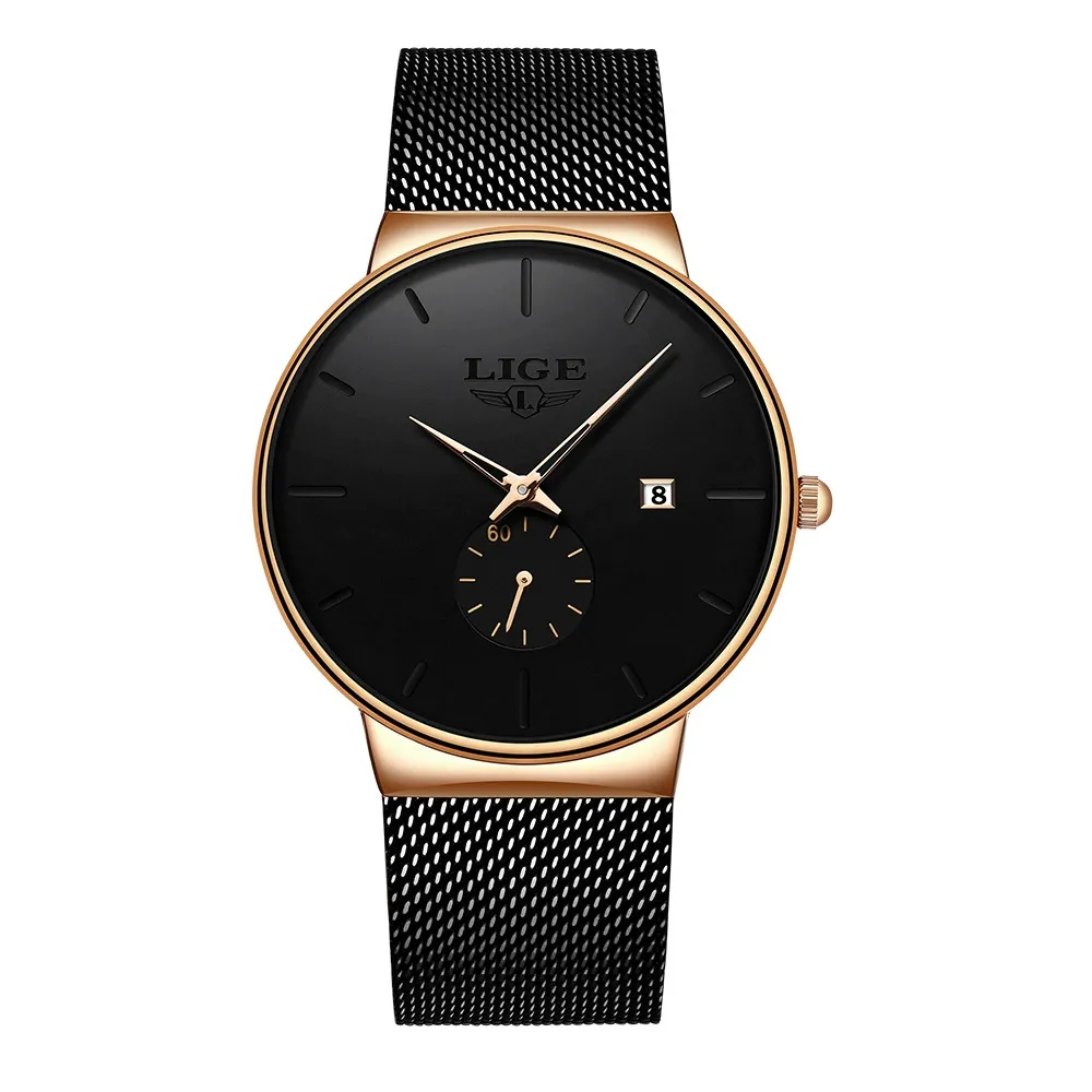 LIGE SLEEK MINIMALIST CASUAL MEN'S WATCH