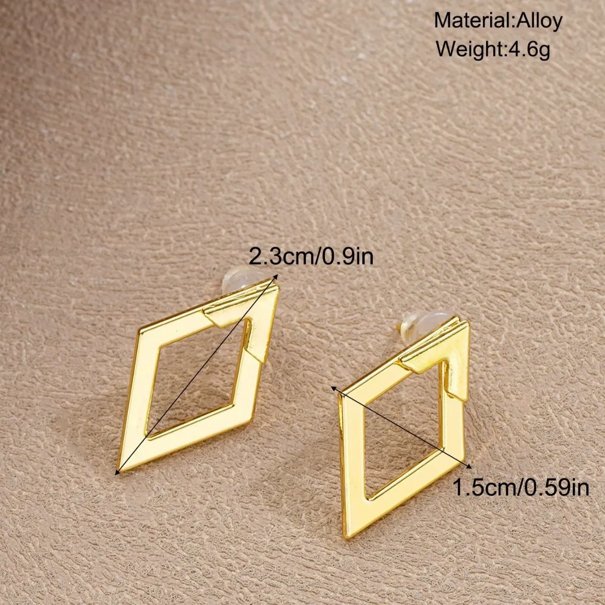 Fashion Triangle Geometric Design Earring Jacket, Elegant Jewelry for Women for Party, Daily Clothing Decor, Fashion Accessories, Trendy All-match & Exquisite Jewelry for Birthday Gift