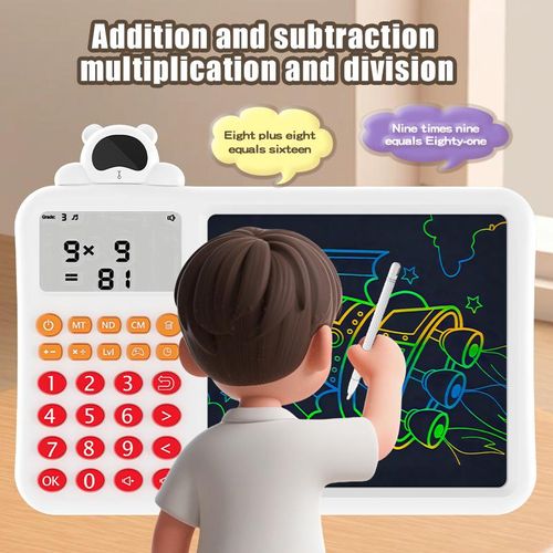 STEM Math Games for Kids 6+ | Electronic Learning Toy for Addition, Subtraction, Multiplication & Division | Portable Brain Teaser