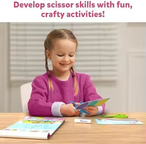 Snip, Snip - Art & Craft Activity, Practice Scissor Skills, Craft Kits, Gifts for Toddlers, Girls & Boys Ages 3 to 7 paper crafts