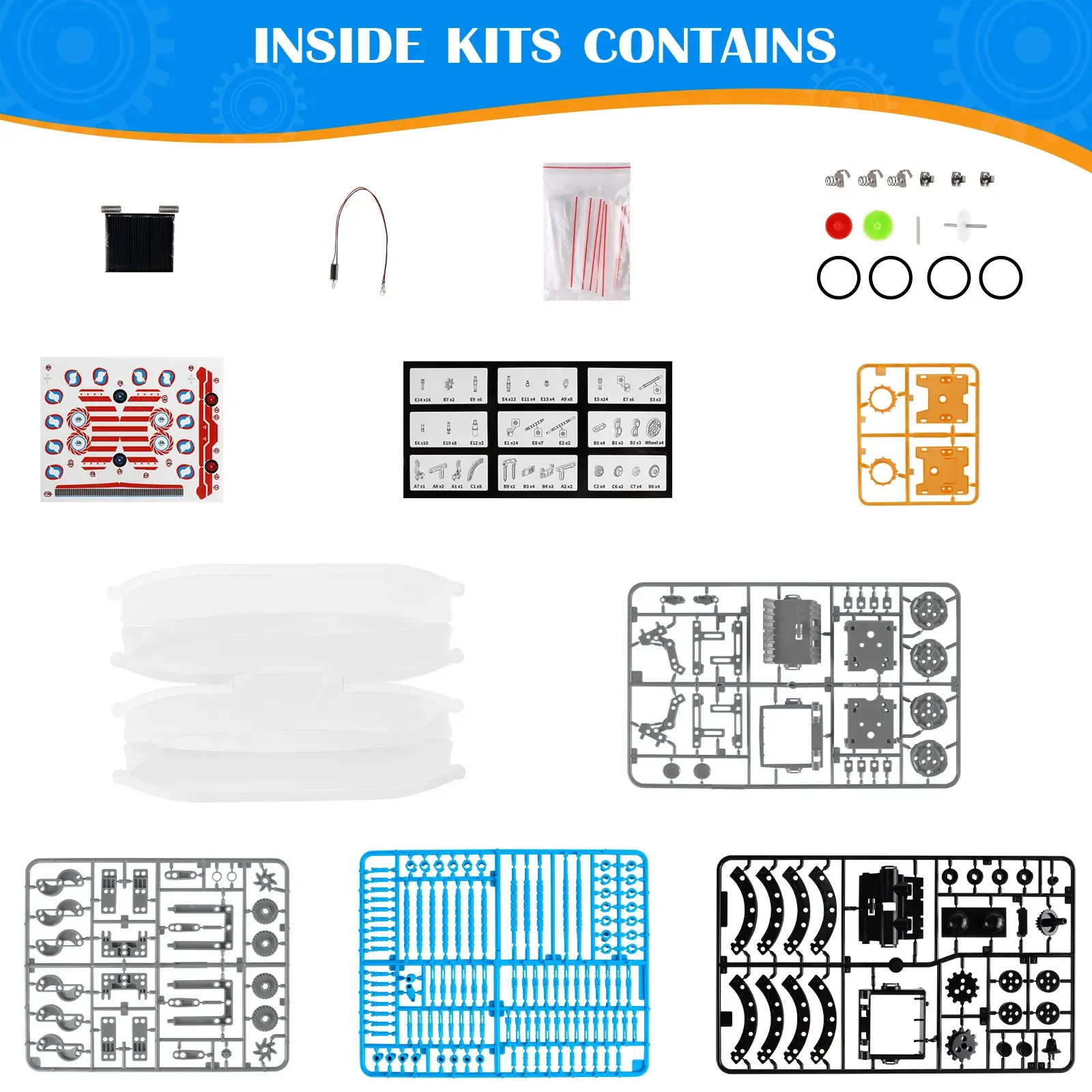 13-in-1 Solar Robot Building Kit for Kids, Stem Projects for Kids Age 8-12, Educational STEM Science Toy, DIY Solar Power Building Kit, Robotic Set Toys Gift for Boys Girls 8-12 Years Old,Children's Day gifts, birthday gifts, Easter gift