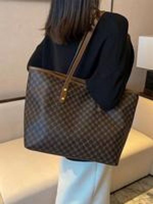 Fashionable Large Capacity Shoulder Bag, Casual Versatile Tote Bag for Women, Trendy All-match Commuter Bag for Daily Used, Handbag Shoulder Bag