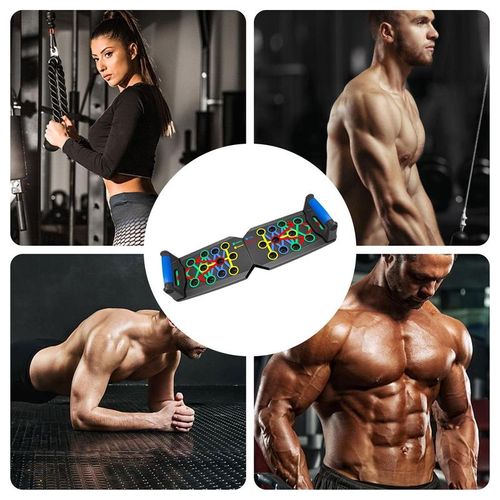 （Upgraded Version） Push up Board, Push-up Board Training Set, Home Push-up Training Board, Pull Bar, Chest Muscle Abdominal Muscle Training Equipment for Men & Women, Fitness Enthusiasts, Upper Body Strength, Portable Design, Ab Workout Machine