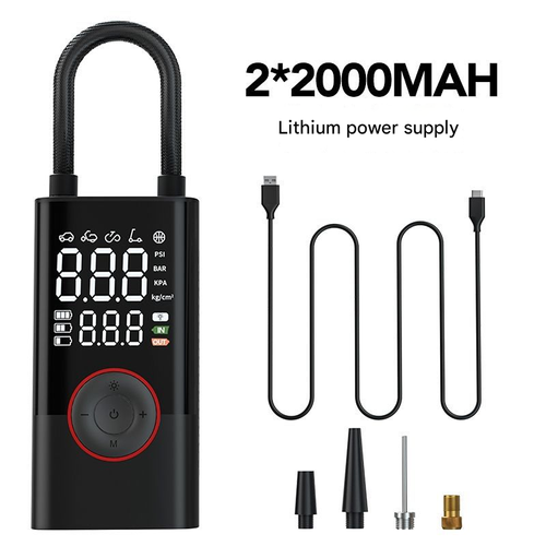Hot Sale Wireless Car Tire Inflator | Smart Electric Portable Air Pump | Off-Road Vehicle & Bicycle Tire Inflation Pump