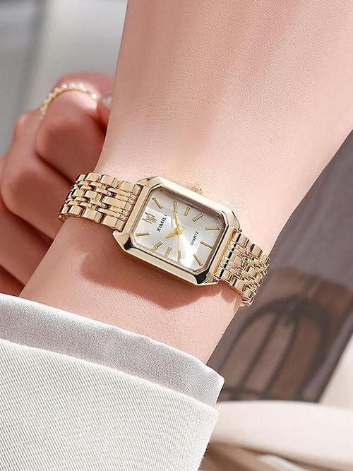 Women's Elegant Fashion Quartz Watch, Fashionable Analog Watch, Fashion Watch for Party, Daily Clothing Decor, Trendy All-match & Exquisite Watch for Birthday Gift without Box