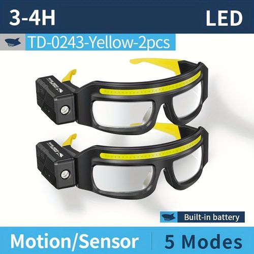 Motion Sensor Headlamp USB Rechargeable - LED Red Light Head Torch for Night Fishing Running, Outdoor Camping Hiking Gear Light