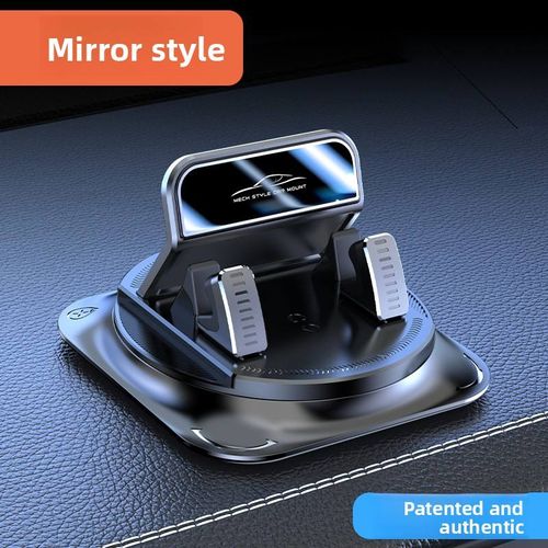 Car Phone Mount with Strong Suction Cup – 360 ° Rotation, Adjustable Viewing Angles, Anti-Slip Holder for All Phones.