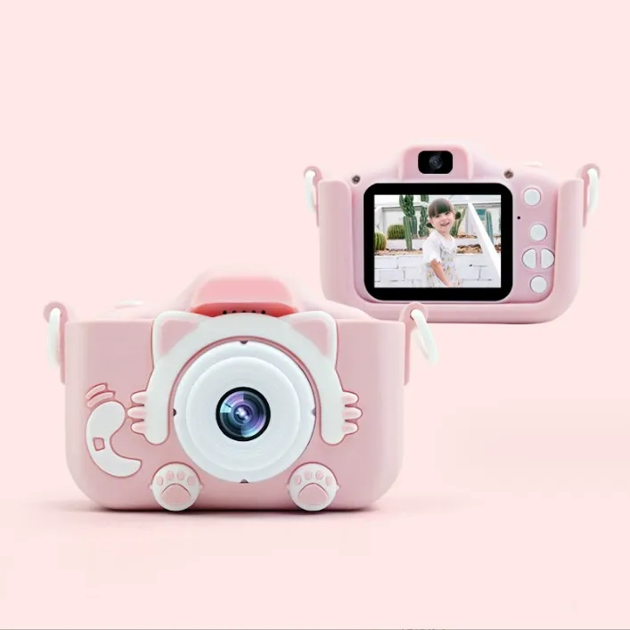 Kids' Mini Cartoon Camera - HD Photo or Video Recorder with Games, Fun Toy Camera for Children, Cute Gift for Boys & Girls, Portable Kids' Digital Camera