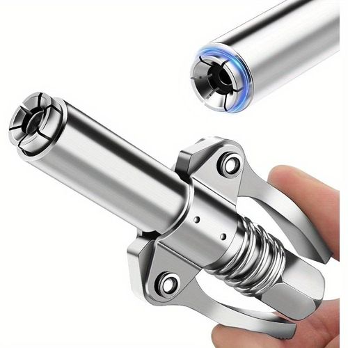 Leaking-proof Grease Tools Coupler, 12000PSI High Pressure Lubricating Oil Nozzle Accessory Compatible with 0.32 Cm Npt Lubricating Oil Nozzle