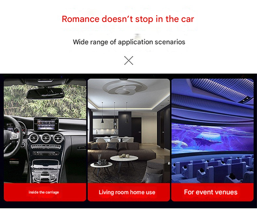 Car-Mounted Galaxy Starry Sky Light - Ambient Light with Aromatherapy Car Decoration, Starry Sky Ceiling Projector, Portable Small Night Light for Car Interior Decoration