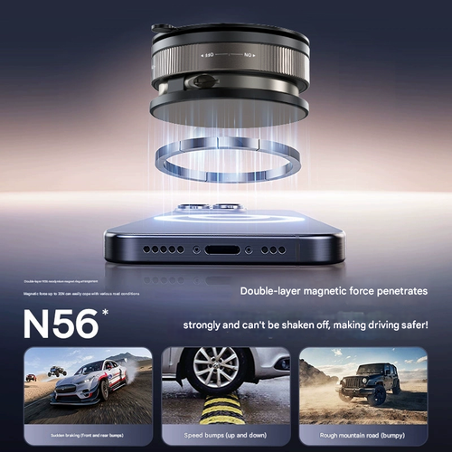 2025 New Vacuum Suction Magnetic Phone Holder | Car & Desktop Anti-Shake Mount | Universal Navigation Stand