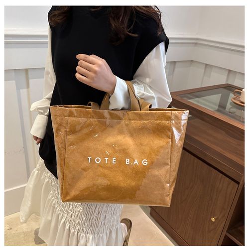 Women's Solid Color Tote Bag, Fashionable Large Capacity Tote Shoulder Bags for Work & Daily Used, Casual Trendy Versatile High-quality Daily Commuting Bag, Textured Commuter Bag