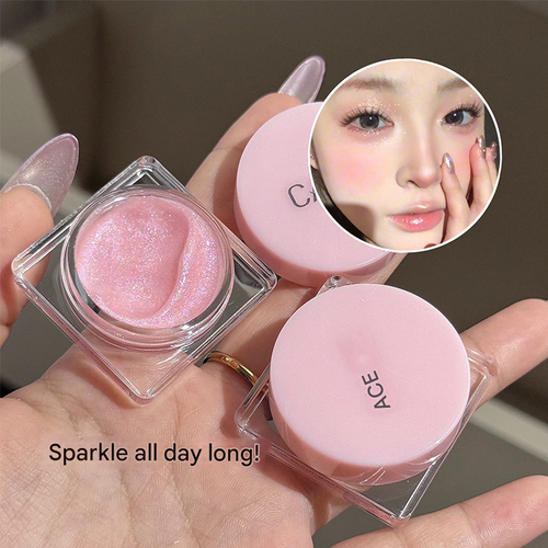 CAPPUVINI Glitter Broken Diamond Eyeshadow Creamy Potato Texture Liquid Highlighter Shimmer Sparkle Makeup