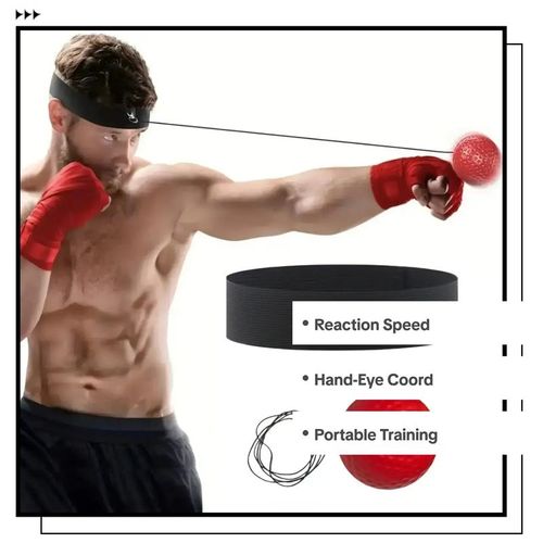 Boxing Reflex Ball for Boyfriend Gifts, Improve Reaction Speed and Hand Eye Coordination Training Boxing Equipment for Home, Men Gifts Boxing Gear, Boxing Speed Trainer