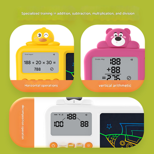 STEM Math Games for Kids 6+ | Electronic Learning Toy for Addition, Subtraction, Multiplication & Division | Portable Brain Teaser