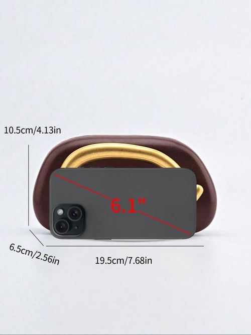 Women's Elegant Solid Color Evening Clutch Bag - Fashionable PU Leather Trendy All match Exquisite Purse, Ideal for Party Gift