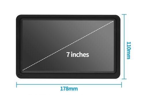 New Android Auto & Wireless CarPlay Car Navigator - 7-Inch PND Portable GPS, Built-in MP5 Player, Car Navigation Device with Wireless Connectivity, Easy-to-Install Portable Car Electronics for All Vehicles