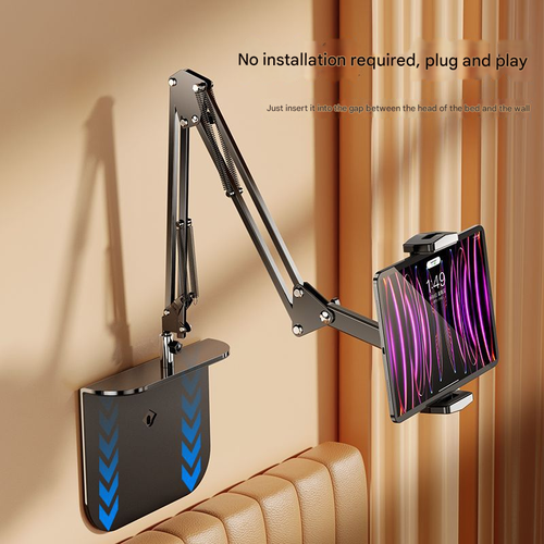 New Smart Bedside Phone Tablet Stand | 360° Rotating Adjustable Lazy Bracket | Desktop Live Streaming Video Holder | Mini Universal Phone Mount
