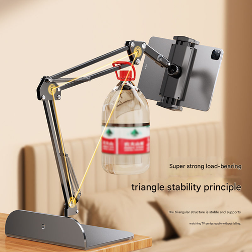 New Smart Bedside Phone Tablet Stand | 360° Rotating Adjustable Lazy Bracket | Desktop Live Streaming Video Holder | Mini Universal Phone Mount