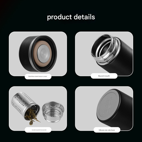 316 Stainless Steel Insulated Smart Water Bottle - Large Capacity Portable Tumbler for Men & Women, Home Use & On-the-Go, Ideal Gift Option for Daily Hydration