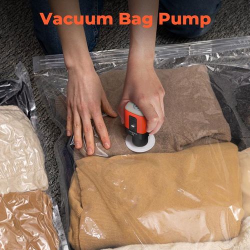 Air Pump for Inflatables with 2600 mAh Battery & Camping Light, Ultra-Fast and Mini Electric Air Pump, Inflate Deflate for Air Mattress, Pool Floats, Vacuum Storage Bags