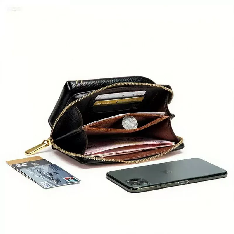 Women's Versatile Embroidered Mobile Phone Bag 2025 New Messenger Fashion Women's Long Wallet